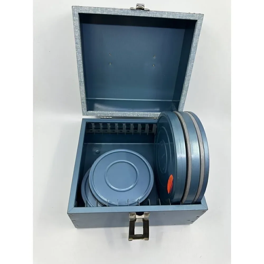 Unbranded Film Reel Case Unisex OS Blue Good Vintage 8mm Splicer Set Korvette